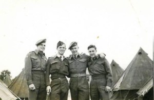 Photo - Bob and Colleagues in Uniform - 1944